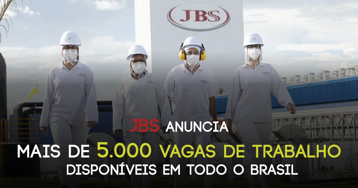 5.000 Vagas de Trabalho Disponíveis em Todo o Brasil