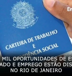 Quase 5 mil oportunidades de estágio, aprendizado e emprego estão disponíveis no Rio de Janeiro