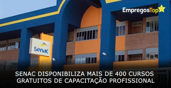 Senac disponibiliza mais de 400 cursos gratuitos de capacitação profissional na Região Metropolitana de BH