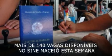 Confira as mais de 140 vagas disponíveis no Sine Maceió esta semana